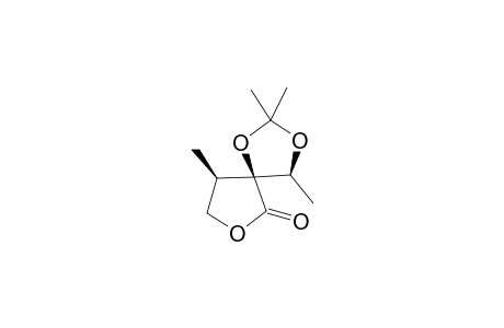(4S,5S,9R)-2,2,4,9-tetramethyl-1,3,7-trioxaspiro[4.4]nonan-6-one