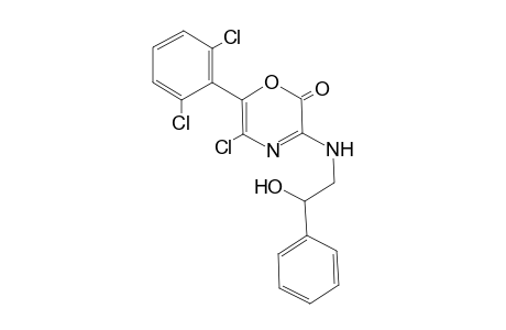 5-Chloro-6-(2,6-dichloro-phenyl)-3-(2-hydroxy-2-phenyl-ethylamino)-[1,4]oxazin-2-one