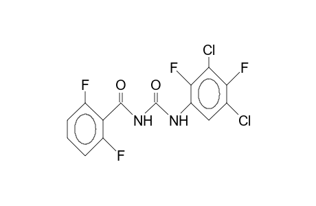 N-(2,4-Difluoro-3,5-dichloro-anilinocarbonyl)-2,6-difluoro-benzamide