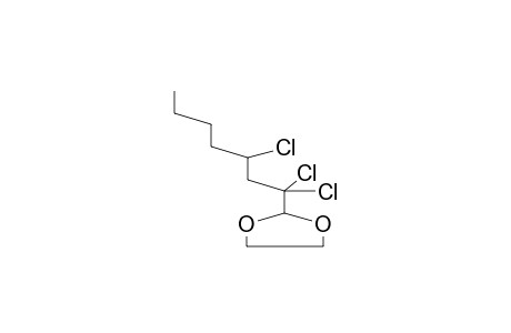 2-(1,1,3-TRICHLOROHEPTYL)-1,3-DIOXOLANE