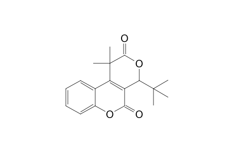 3-(t-Butyl)-6,6-dimethyl-3H-pyrano[5,4-c]benzopyran-2-one