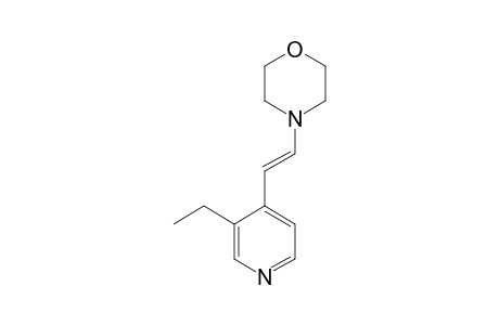 (E)-1-MORPHOLINYL-2-(3-ETHYLPYRIDIN-4-YL)-ETHENE