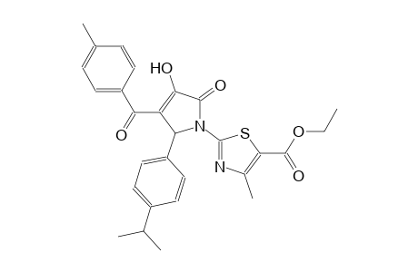 5-thiazolecarboxylic acid, 2-[2,5-dihydro-3-hydroxy-4-(4-methylbenzoyl)-5-[4-(1-methylethyl)phenyl]-2-oxo-1H-pyrrol-1-yl]-4-methyl-, ethyl ester