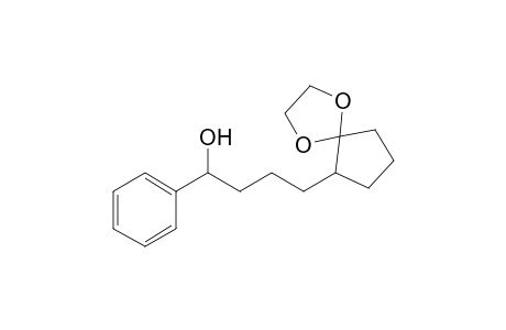 6-(4-Hydroxy-4-phenylbutyl)-1,4-dioxaspiro[4.4]nonane