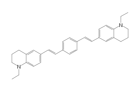 1,4-Bis((E)-2-(1-ethyl-1,2,3,4-tetrahydroquinolin-6-yl)vinyl)benzene