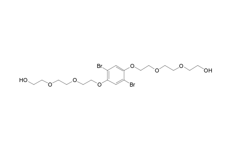 1,4-Dibromo-2,5-di{2'-[2"-(2"'-hydroxyethoxy)ethoxy]ethoxy}-benzene