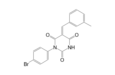 2,4,6(1H,3H,5H)-pyrimidinetrione, 1-(4-bromophenyl)-5-[(3-methylphenyl)methylene]-, (5E)-