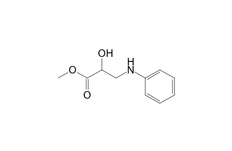 Methyl 2-hydroxy-3-(N-phenylamino)propanoate
