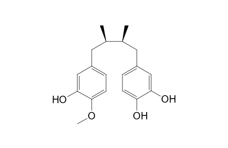 4-[(2S,3R)-4-(3-hydroxy-4-methoxy-phenyl)-2,3-dimethyl-butyl]benzene-1,2-diol