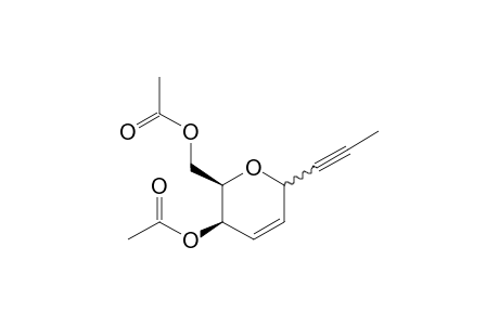 1-(4',6'-Di-O-acetyl-2',3'-dideoxy-.alpha.D-erythro-hex-2'-enopyranosyl)-1-propyne