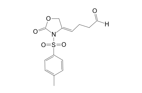 N-(Toluene3sulfonyl)-5-(3'-formylpropenylidene)-1,3-(perhydro)oxazol-2-one