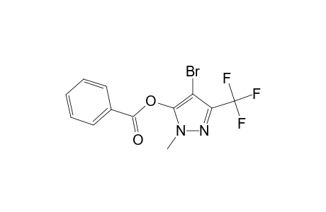 4-Bromo-5-[benzoyloxy]-1-methyl-3-(trifluoromethyl)pyrazole