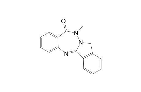 6H-Isoindolo[1,2-b][1,3,4]benzotriazepin-5(8H)-one, 6-methyl-