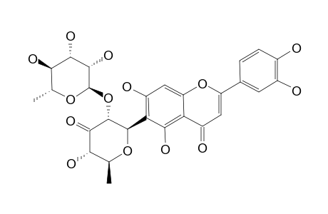 2''-O-ALPHA-RHAMNOSYL-6-C-(6-DEOXY-RIBO-HEXOS-3-ULOSYL)-LUTEOLIN;CASSIAOCCIDENTALIN_B