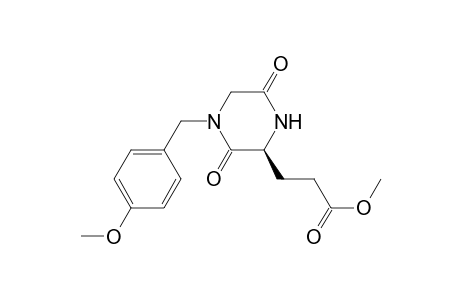 Methyl (S)-[4-(4-methoxybenzyl)-3,6-dioxopiperazin-2-yl]propanoate