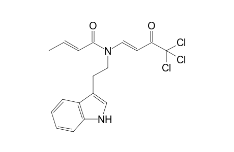4-{(2"'-Butenoyl)[2'-(3'-indolyl)ethyl]amino}-1,1,1-trichloro-3-buten-2-one