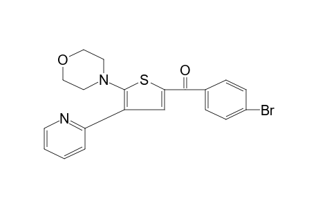 p-Bromophenyl 5-morpholino-4-(2-pyridyl)-2-thienyl ketone