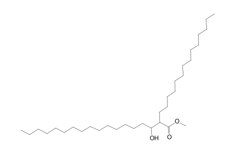 Octadecanoic acid, 3-hydroxy-2-tetradecyl-, methyl ester, (2R,3R)-