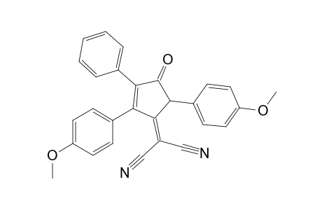 Propanedinitrile, [2,5-bis(4-methoxyphenyl)-4-oxo-3-phenyl-2-cyclopenten-1-ylidene]-