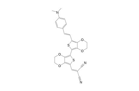5-(2,2-Dicyanoethenyl)-5'-[(E)-(4-N,N-Dimethylaminobenzylidene)methyl]-2,2'-bi(3,4-ethylenedioxythiophene)