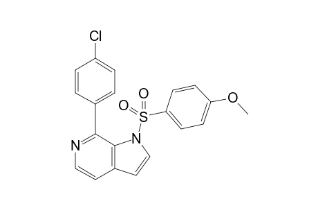 7-(4-chloro-phenyl)-1-(4-methoxy-benzenesulfonyl)-1H-pyrrolo[2,3-c]pyridine