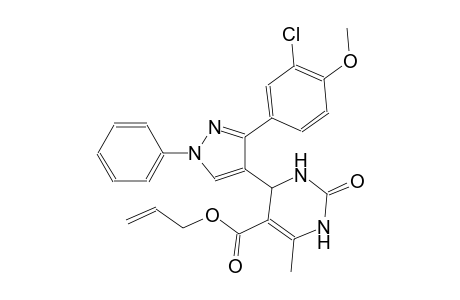 5-pyrimidinecarboxylic acid, 4-[3-(3-chloro-4-methoxyphenyl)-1-phenyl-1H-pyrazol-4-yl]-1,2,3,4-tetrahydro-6-methyl-2-oxo-, 2-propenyl ester
