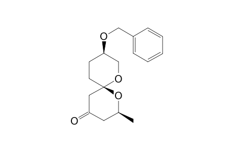 (2S,6R,9R)-9-(Benzyloxy)-2-methyl-1,7-dioxaspiro[5.5]undecan-4-one