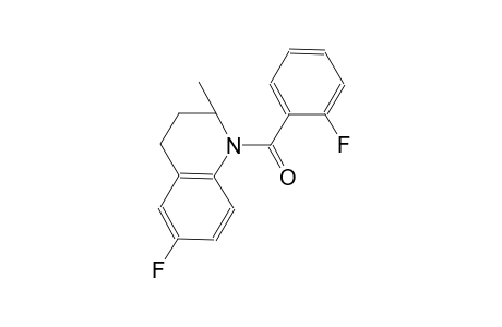 6-fluoro-1-(2-fluorobenzoyl)-2-methyl-1,2,3,4-tetrahydroquinoline