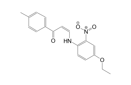 (2Z)-3-(4-ethoxy-2-nitroanilino)-1-(4-methylphenyl)-2-propen-1-one