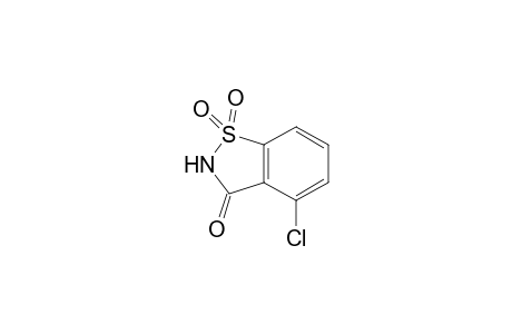1,2-Benzisothiazol-3(2H)-one, 4-chloro-, 1,1-dioxide