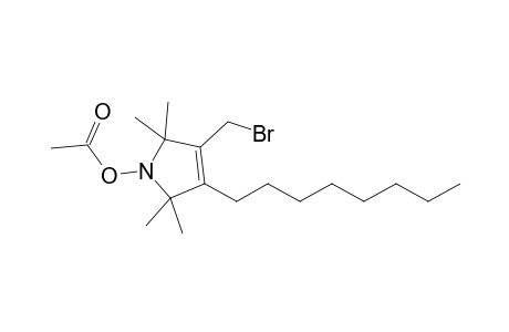 1-Acetoxy-3-bromomethyl-2,5-dihydro-2,2,5,5-tetramethyl-4-octyl-1H-pyrrole