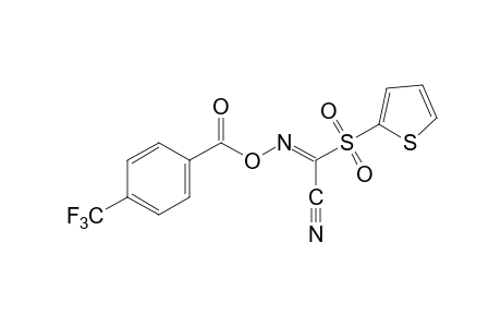 [(2-thienyl)sulfonyl]glyoxylonitrile, O-(alpha,alpha,alpha-trifluoro-p-toluoyl)oxime
