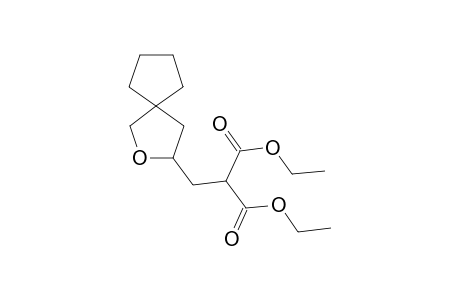 Diethyl 2-(2-oxaspiro[4.4]nonan-3-ylmethyl)malonate