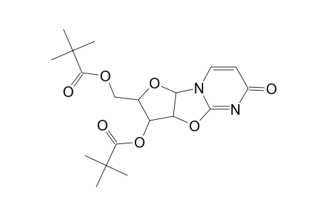 2-([(2,2-Dimethylpropanoyl)oxy]methyl)-6-oxo-2,3,3a,9a-tetrahydro-6H-furo[2',3':4,5][1,3]oxazolo[3,2-a]pyrimidin-3-yl pivalate