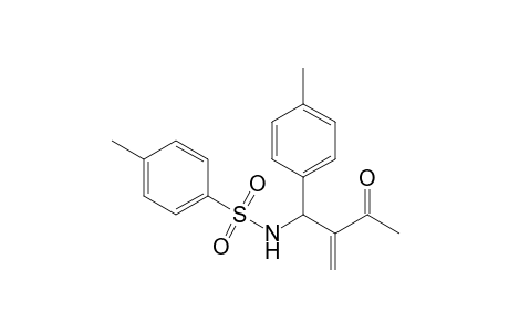 4-Methyl-N-[2-methylene-1-(4-methylphenyl)-3-oxobutyl]benzenesulfonamide