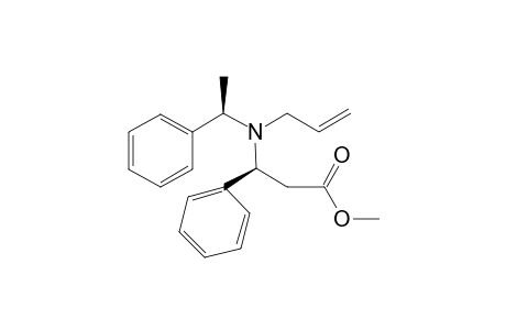(S)-Methyl 3-[allyl-((R)-1-phenylethyl)amino]-3-phenylpropaonate