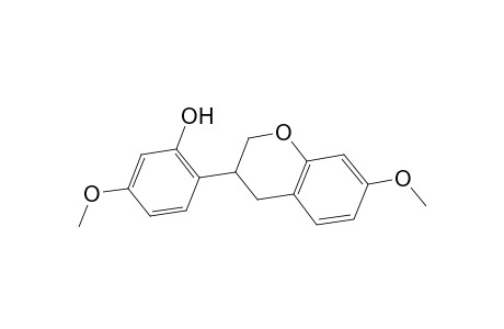 Phenol, 2-(3,4-dihydro-7-methoxy-2H-1-benzopyran-3-yl)-5-methoxy-