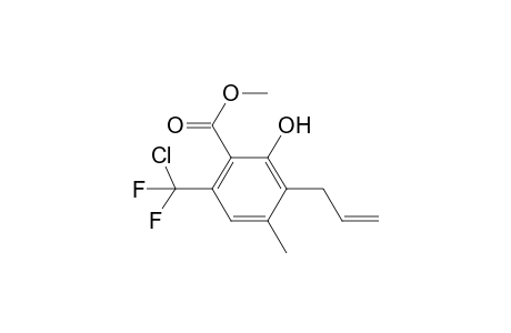 Methyl 6-[Chloro(difluoro)methyl]-2-hydroxy-4-methyl-3-(prop-2-en-1-yl)benzoate