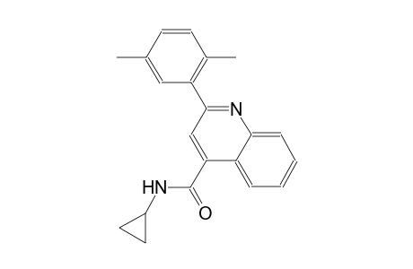 N-cyclopropyl-2-(2,5-dimethylphenyl)-4-quinolinecarboxamide