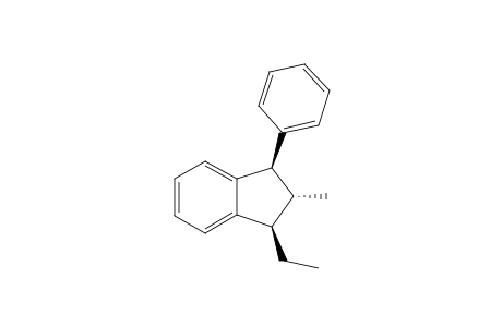 trans-1-ethyl-2-methyl-3-phenyl-2,3-dihydro-1H-indene