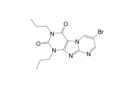 7-BrOMO-1,3-DIPROPYL-1H,3H-PYRIMIDO-[2,1-F]-PURIN-2,4-DIONE