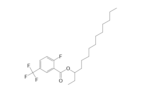 2-Fluoro-5-trifluoromethylbenzoic acid, 3-tetradecyl ester