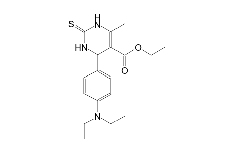 5-pyrimidinecarboxylic acid, 4-[4-(diethylamino)phenyl]-1,2,3,4-tetrahydro-6-methyl-2-thioxo-, ethyl ester