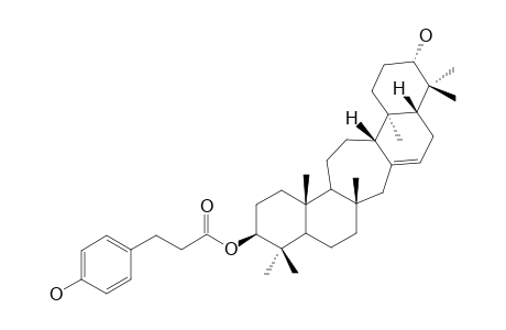 21-ALPHA-HYDROXYSERRAT-14-EN-3-BETA-YL-PARA-DIHYDROCOUMARATE