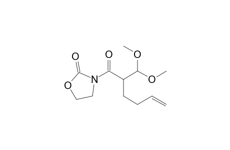 3-(2-Dimethoxymethyl-5-hexenoyl)-2-oxazolidinone