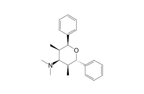 3,5-Dimethyl-cis-2,cis-6-diphenyl-R-4-(dimethylamino)-oxan