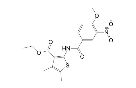 ethyl 2-[(4-methoxy-3-nitrobenzoyl)amino]-4,5-dimethyl-3-thiophenecarboxylate