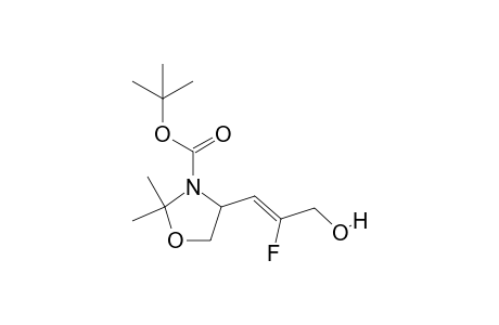 4-[(Z)-2-fluoro-3-hydroxy-prop-1-enyl]-2,2-dimethyl-oxazolidine-3-carboxylic acid tert-butyl ester