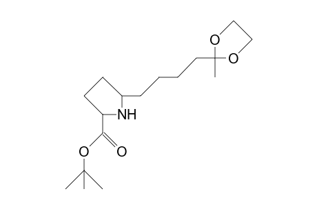 (2R)-cis-5-(4-[2-Methyl-1,3-dioxolan-2-yl]-butyl)-proline tert-butyl ester
