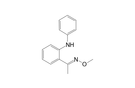 2-[(1E)-1-methoxyiminoethyl]-N-phenylaniline